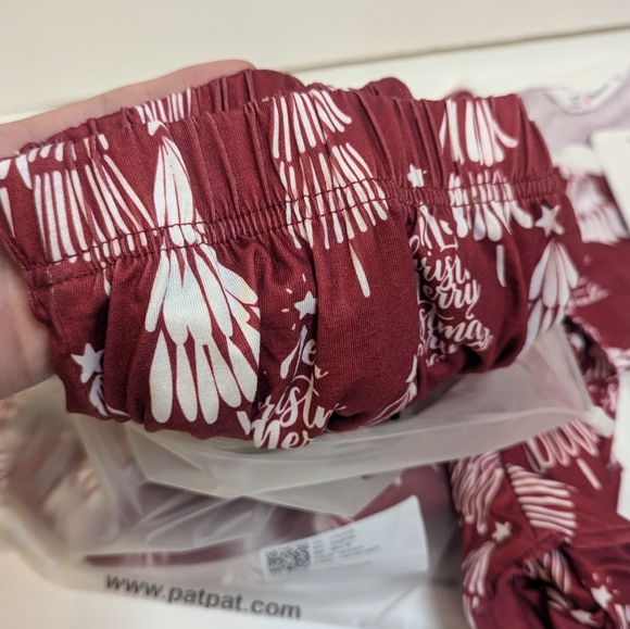 🖤PatPat Christmas Tree Red Men's Pajama Set - Picture 7 of 10